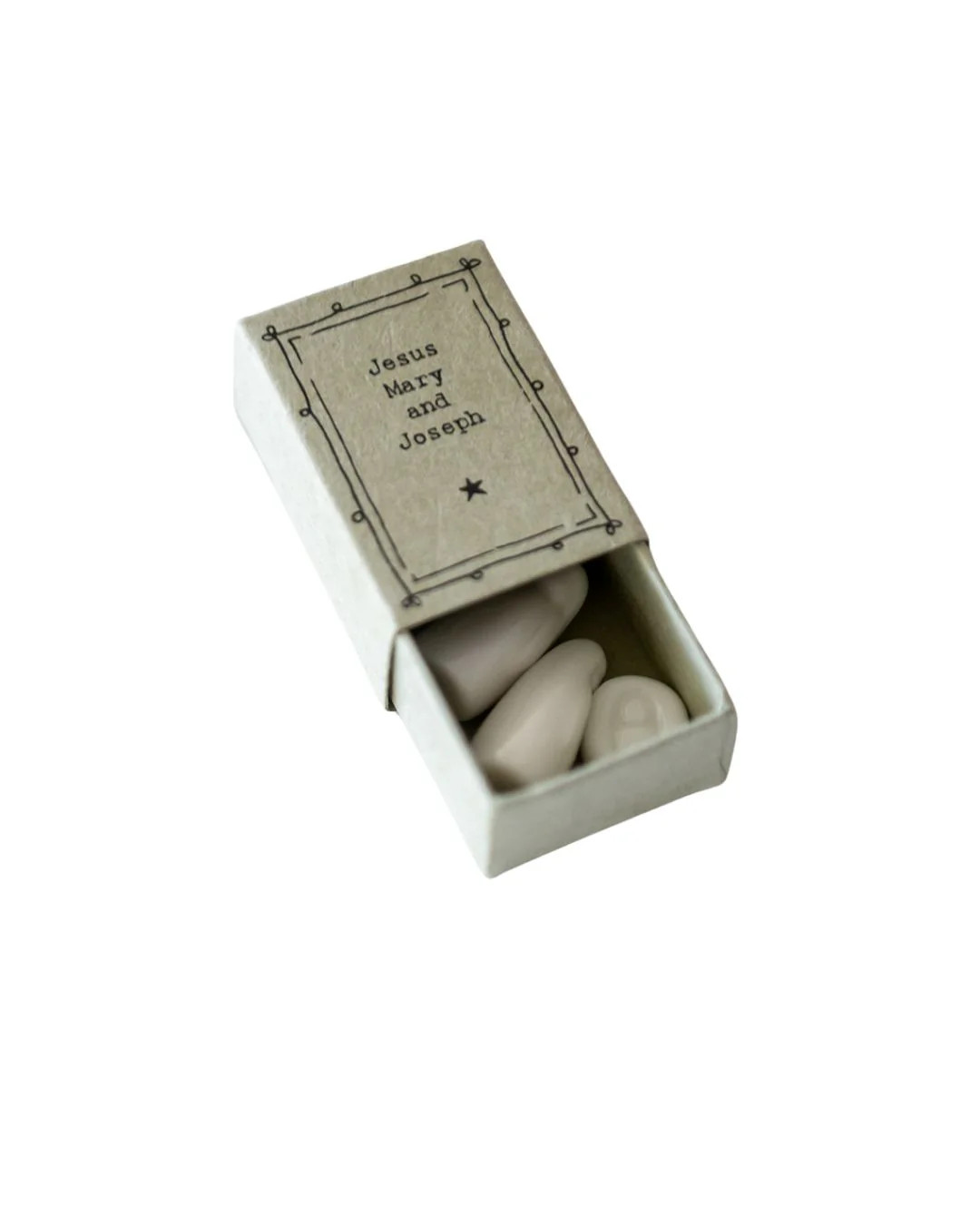 Mini Porcelain Nativity Matchbox Set | Elements by Remedy