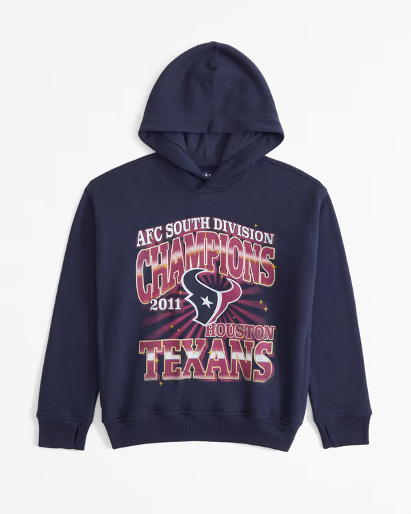 houston texans graphic popover hoodie | Abercrombie & Fitch (US)