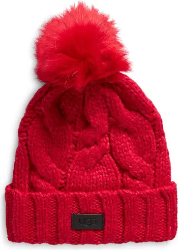 Cable Knit Pom Beanie | Nordstrom