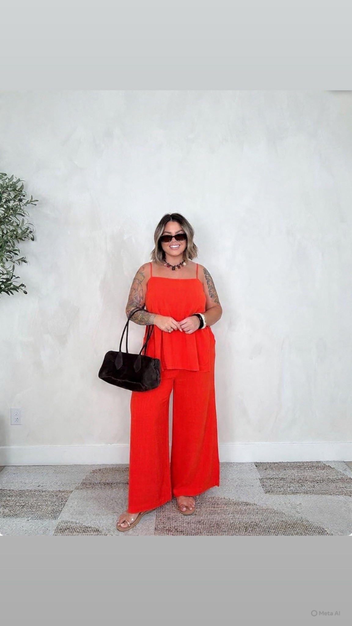 The cutest FP look 4 less set size xl. Linked similar sandals.







#MidsizeFashion #MatchingSet #StatementOutfit #VacationOutfit #BoldStyle #ConfidenceStyle #CurvyFashion #WideLegPants #EffortlessStyle #ChicOutfits #OutfitInspo #FashionOver40 #BrightOutfits #OOTDInspo #StyleInspo #ComfortableStyle #TrendyOutfits #AmazonFashion #EverydayStyle #GlowUpStyle