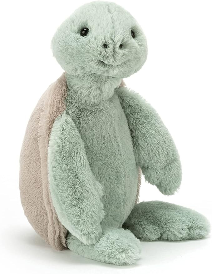 Jellycat Bashful Turtle Stuffed Animal, Medium 12 inches - Reptile Plush Toy - Classic Children's... | Amazon (US)