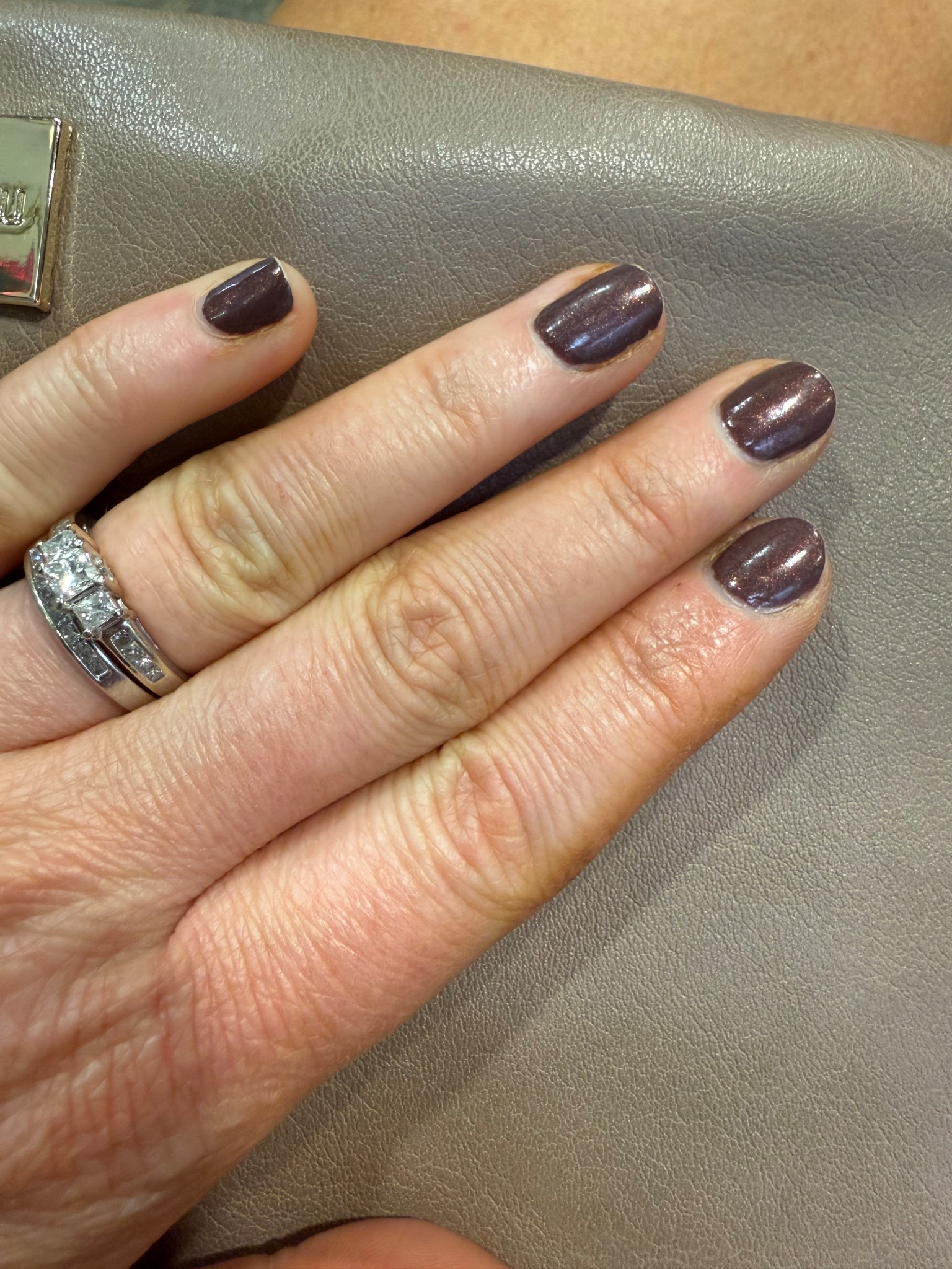 Long-lasting polish that actually delivers 🙌 I’m wearing Olive & June in shade Goal Getter and y’all… I’m on day 5 with no chips. That’s unheard of for me! Obsessed with this rich, moody shade for fall. 🍂💅

#LTKBeauty #LTKStyleTip