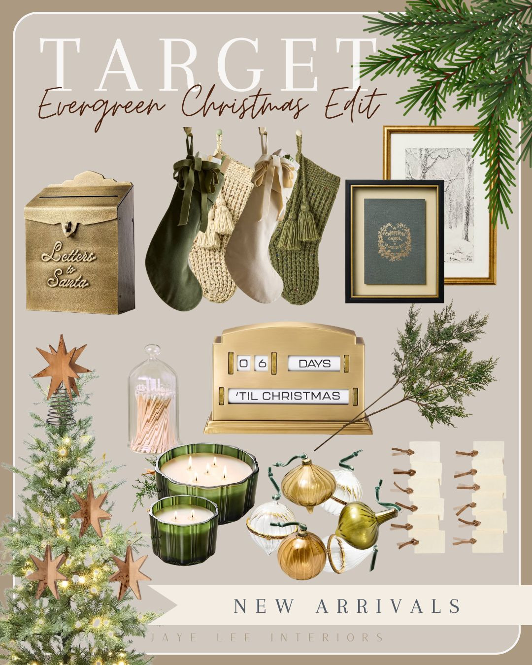 NEW! NEW! Target Christmas Arrivals from Hearth and Hand and Threshold by Studio Mcgee...
Limited seasonal stock and high sell-out risk, so don't wait to shop your favorites!
Green Christmas, Target Christmas, #TargetStyle #TargetHome Christmas hosting, Hostess gifts, Letters to Santa, ChristmasCountdown Calendar, Placecards, Winter art, Christmas art prints, real touch Christmas Tree, Christmas Candles, Knit stockings, Natural Christmas, Neutral Christmas 

 #LTKSeasonal #LTKHome #LTKFindsUnder50