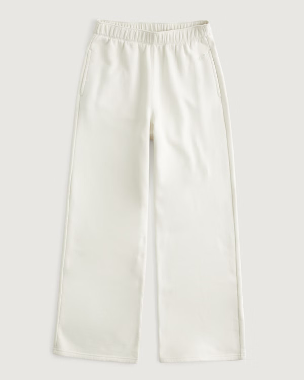 Feel Good Fleece Wide-Leg Pants | Hollister (US)