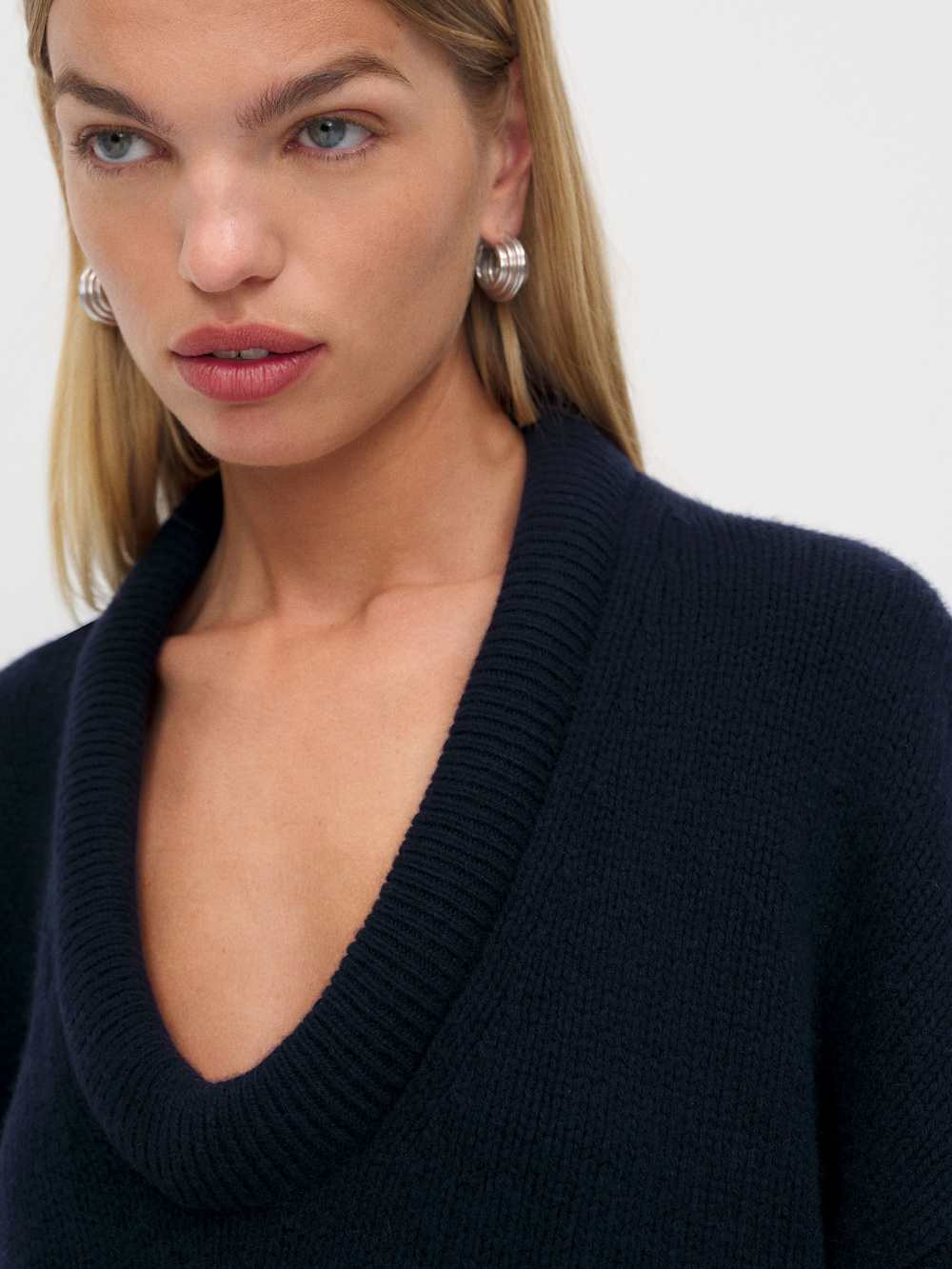 Jonie Cashmere Oversized Scoop Neck | Reformation (Global)