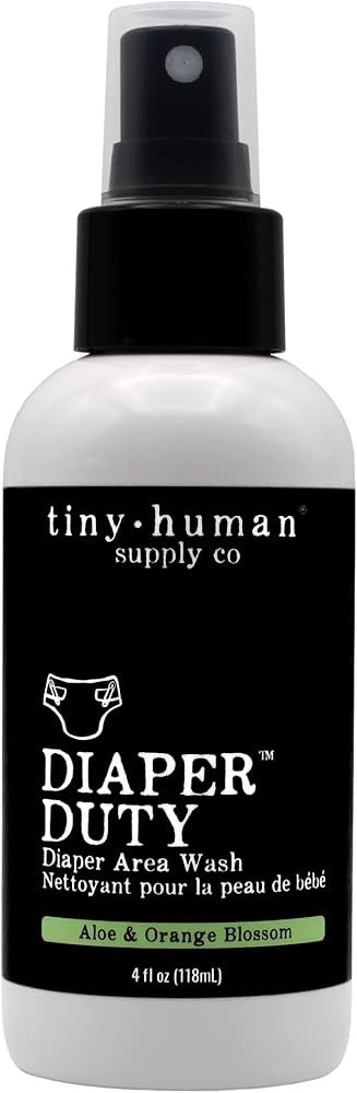 Diaper Duty Diaper Area Wash 4oz (1 Pack), Orange Blossom & Aloe, Gentle Cleansing Spray for Clot... | Amazon (US)