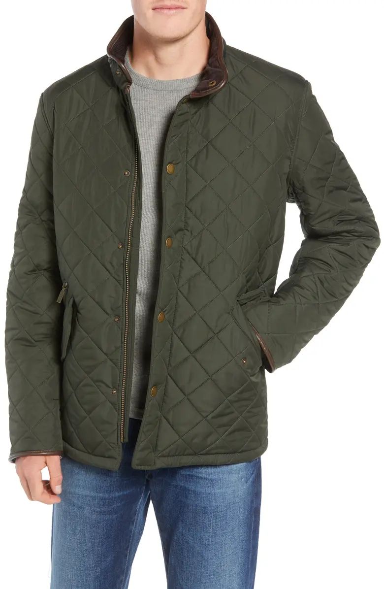 Barbour 'Powell' Regular Fit Quilted Jacket | Nordstrom | Nordstrom