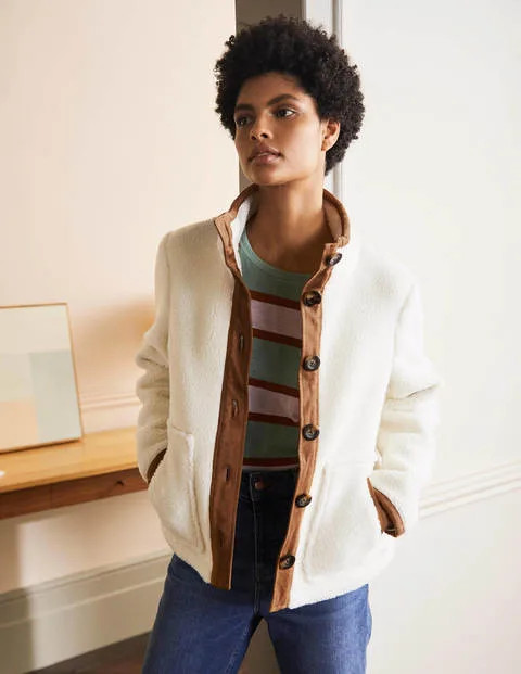 Marcia Sherpa Jacket | Boden (US)