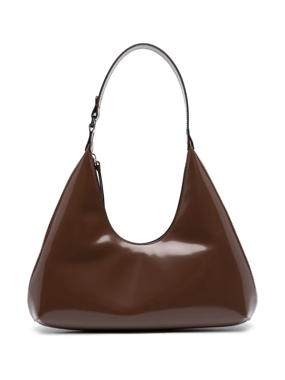 BY FAR Amber Leather Shoulder Bag - Farfetch | Farfetch Global