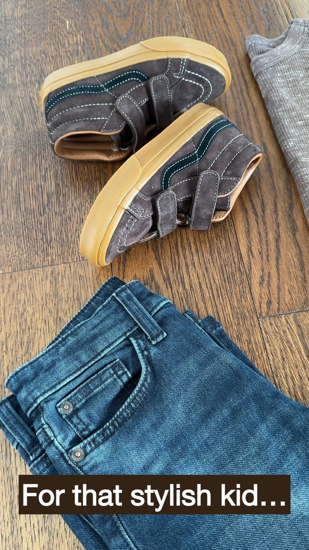 For the stylish kid in your life… this entire outfit is under $100 and perfect for the cool guy in your family. Soft waffle knit, comfy denim, and the cutest little sneakers. Linking everything so you can grab the whole look. 💙👟

#LTKGiftGuide #LTKKids #LTKFindsUnder100