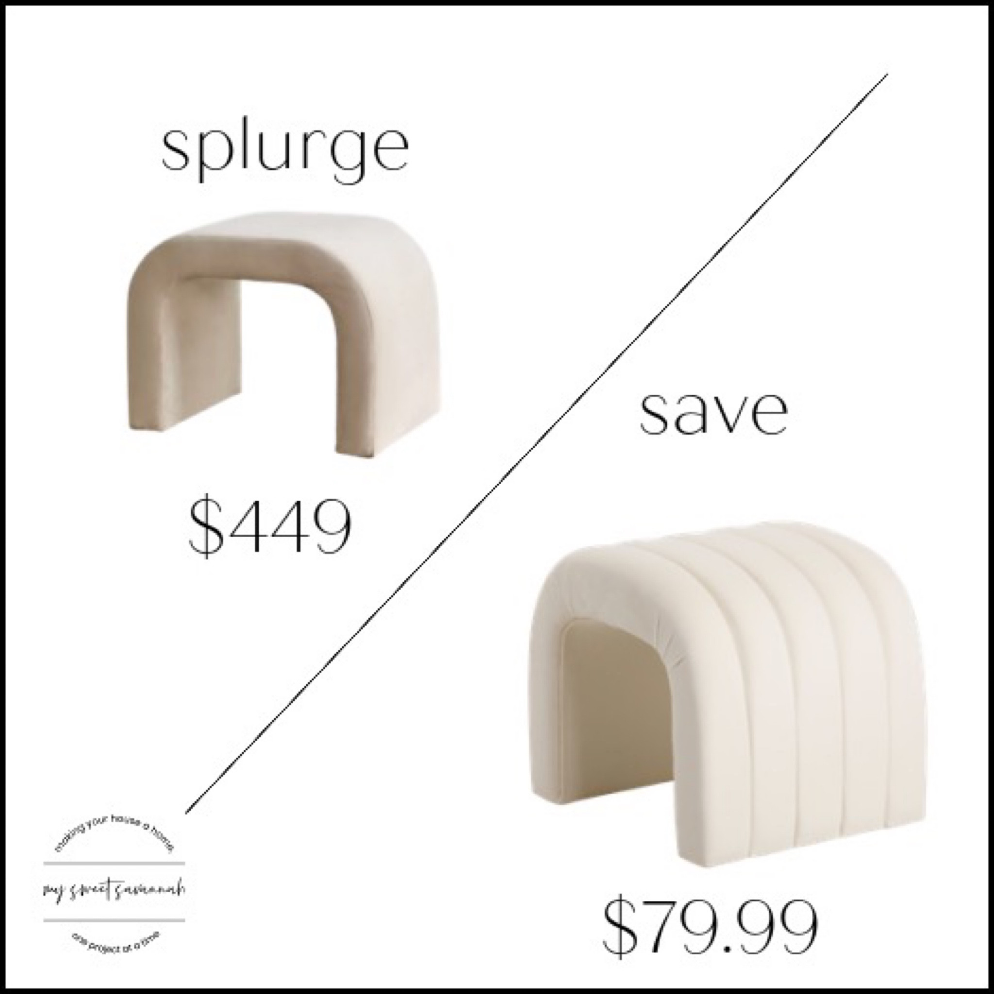 Great look for less on this urban outfitters stool dupe with TJ Maxx! 

#LTKhome #LTKstyletip #LTKsalealert