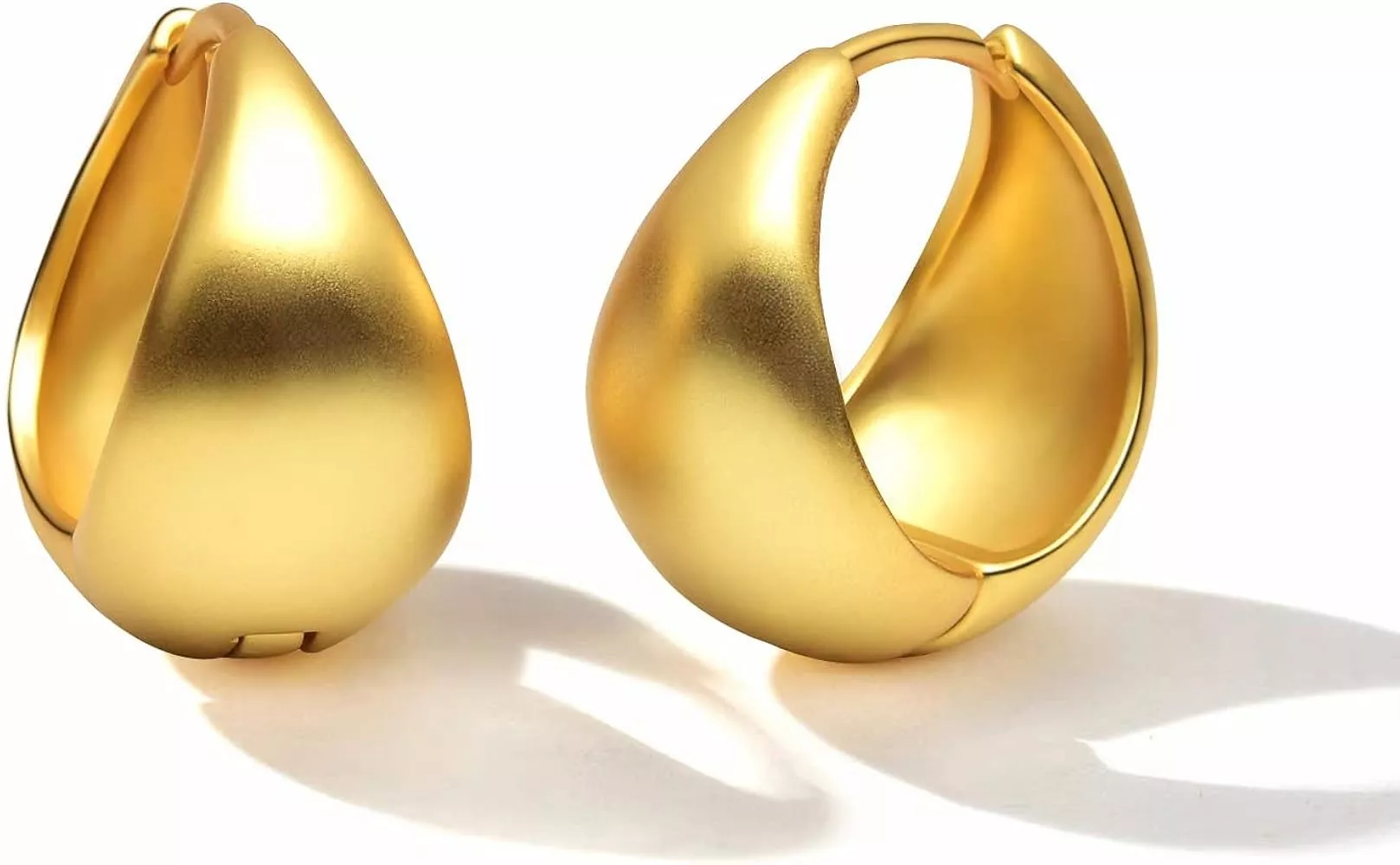 2022 Luxury big gold hoop earrings … curated on LTK