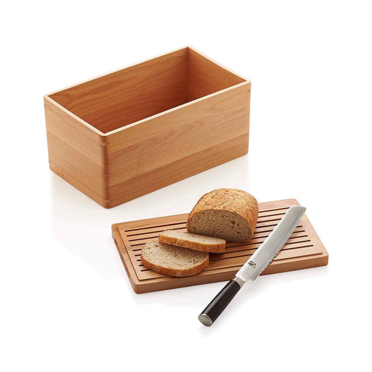 Carter Wood Bread Box + Reviews | Crate & Barrel | Crate & Barrel
