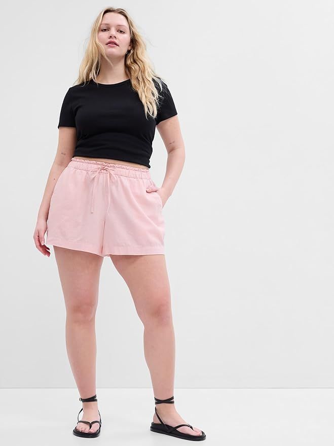 GAP Women's Linen Pull-on Short | Amazon (US)