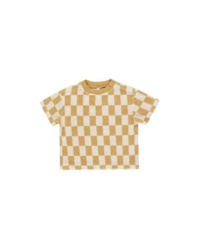 Rylee + Cru - Marigold Check Relaxed Tshirt | Shop.app