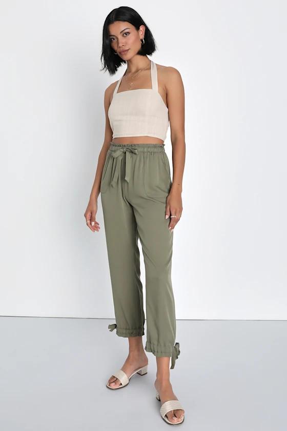Sebastian Olive Green Pants | Lulus (US)