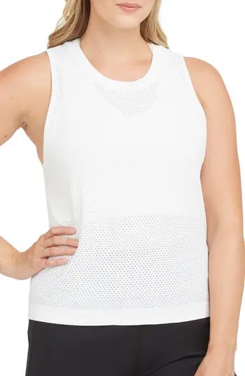 At the Hip Seamless Perforated Tank | Nordstrom