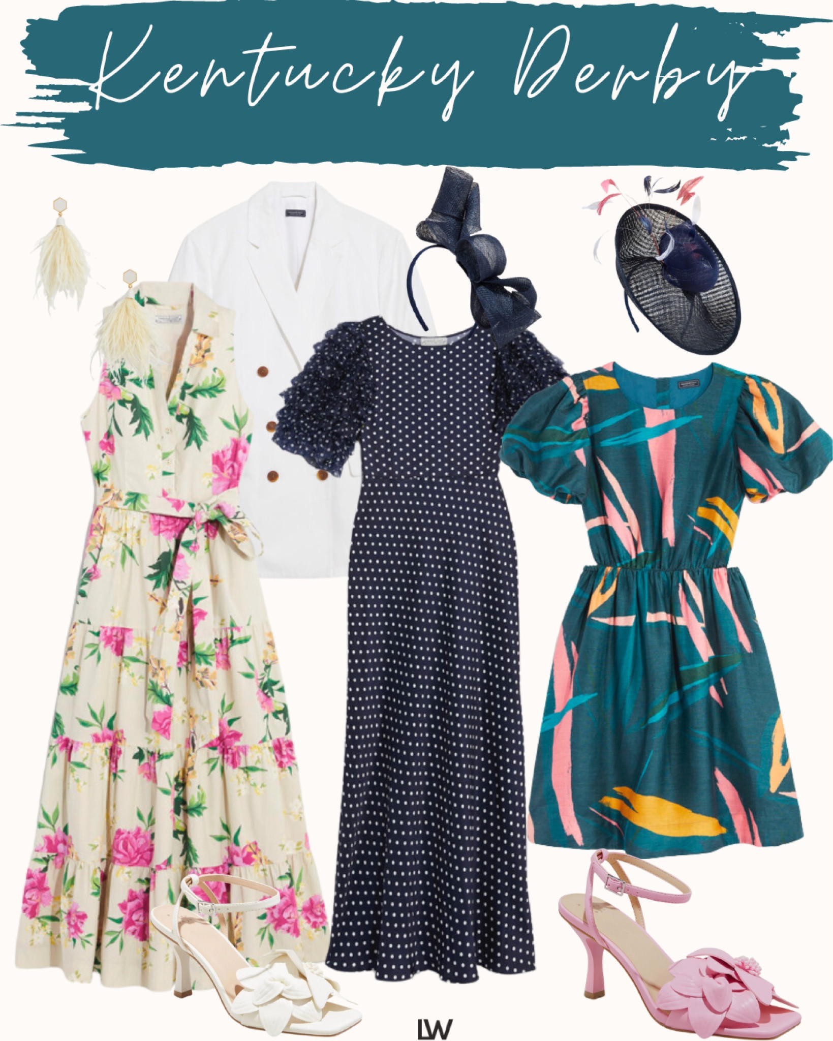 looks I am loving for the Kentucky Derby… shop the cutest looks from Vineyard Vines (including fascinator)  and you’ll be Derby ready 🐎💚