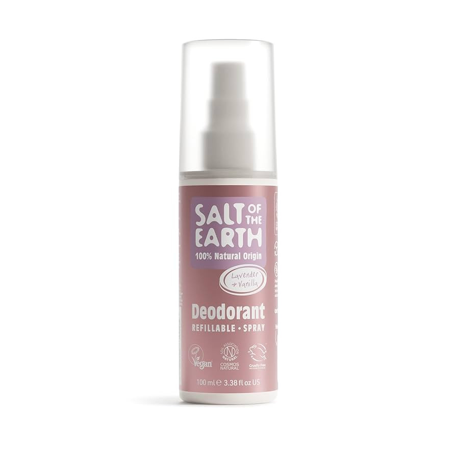 Salt of the Earth – Refillable Natural Deodorant Spray – 100% Natural Origin Ingredients - Ve... | Amazon (UK)