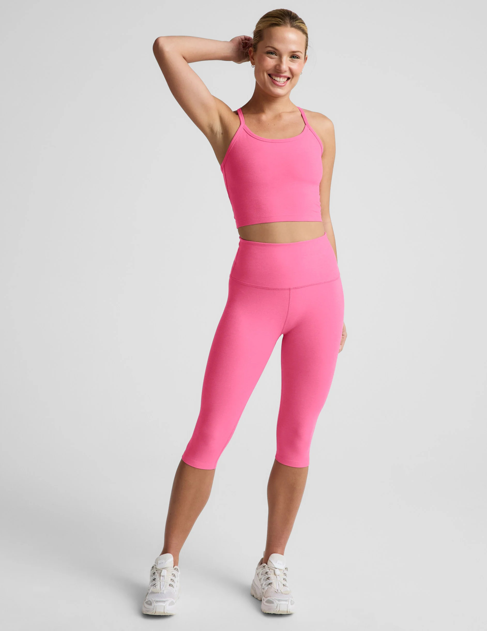 Spacedye Slim Racerback Cropped Tank | Beyond Yoga | Beyond Yoga