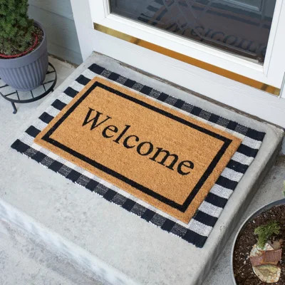 36 in. x 24 in. Non-Slip Indoor Door Mat | Wayfair North America