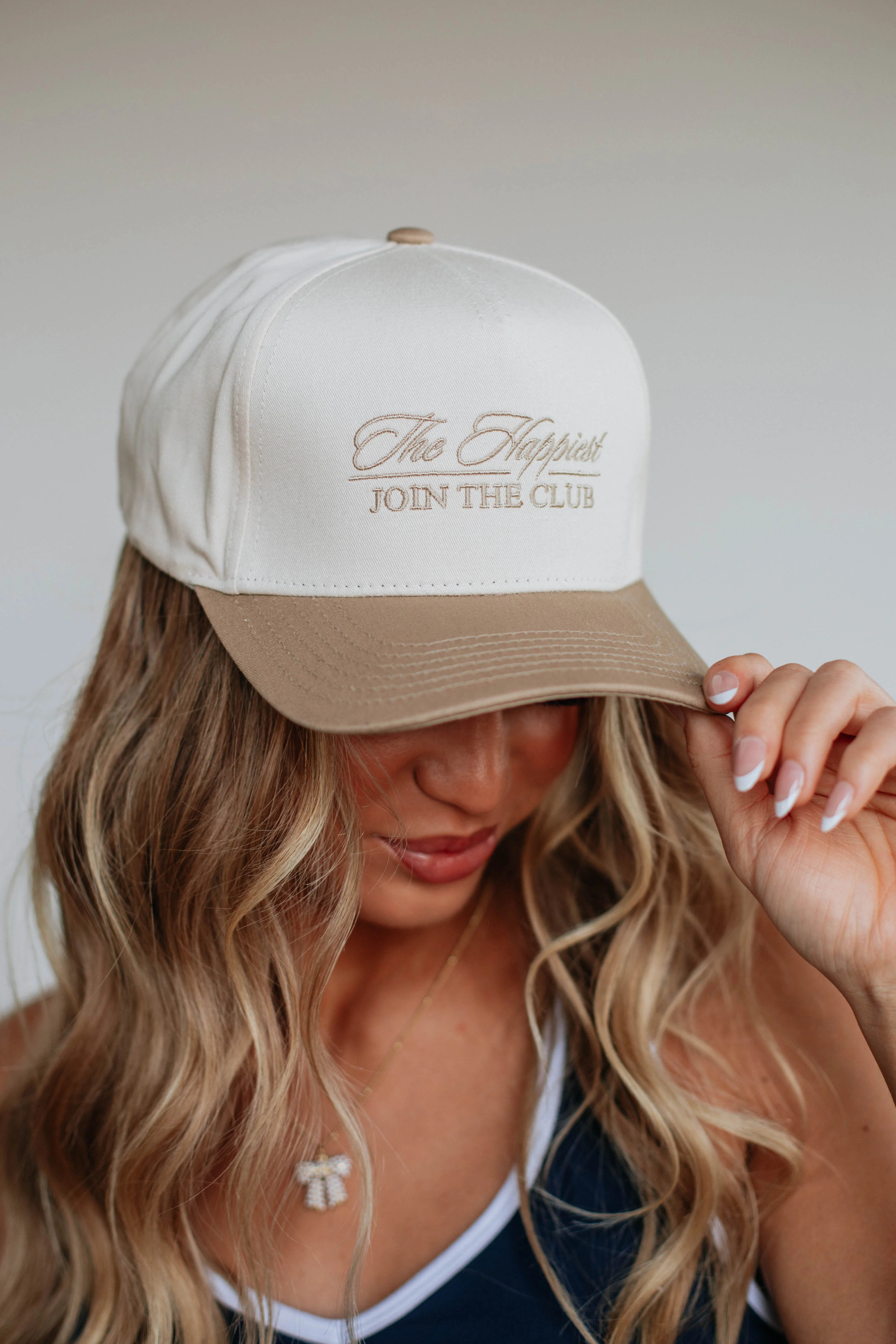 Join The Club Trucker Hat - Khaki | Wild Oak Boutique