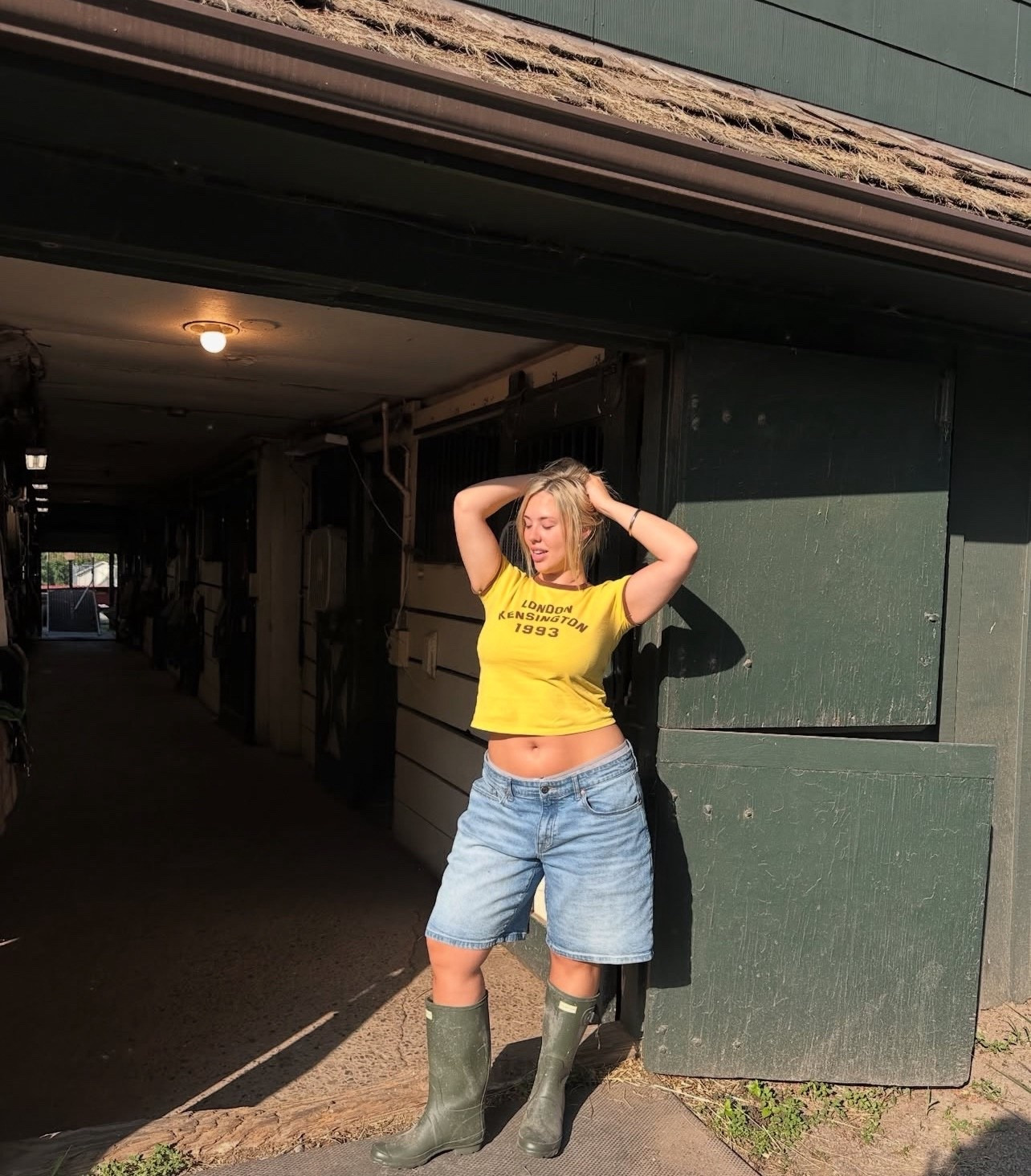 Miley Stewart summer

Boots, rain boots, jorts, western outfit, country outfit 

#LTKStyleTip #LTKSeasonal