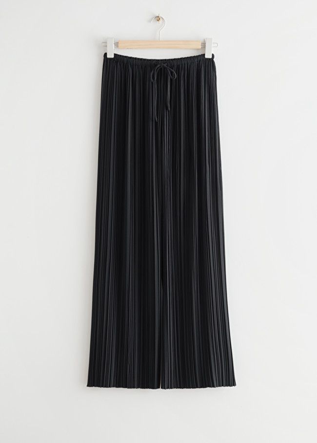 Relaxed Plissé Drawstring Trousers | & Other Stories (EU + UK)