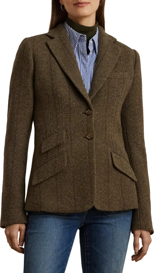 Wool Blend Herringbone Tweed Blazer | Nordstrom