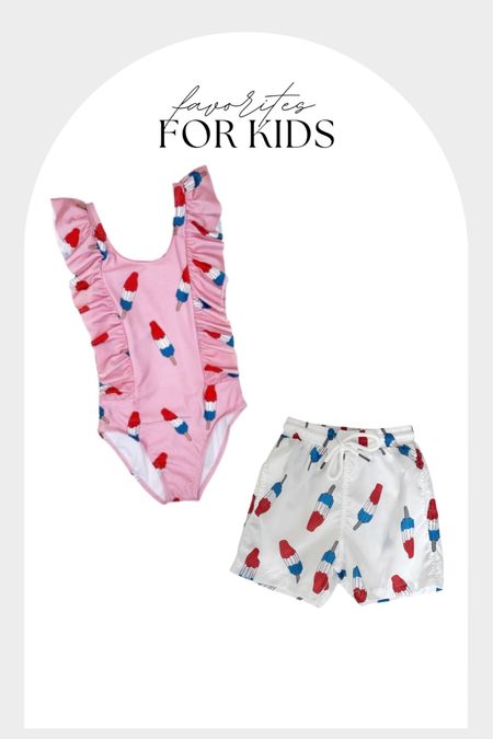 Just ordered these adorable kids swimsuits for Memorial Day weekend & 4th of July! Had a similar pair last year but they outgrew! 

#LTKSeasonal #LTKKids #LTKSwim