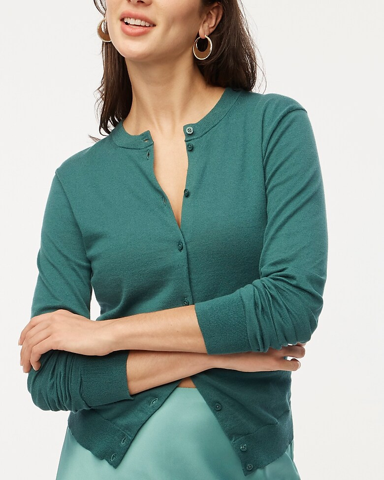 Classic cotton cardigan sweater | J.Crew Factory