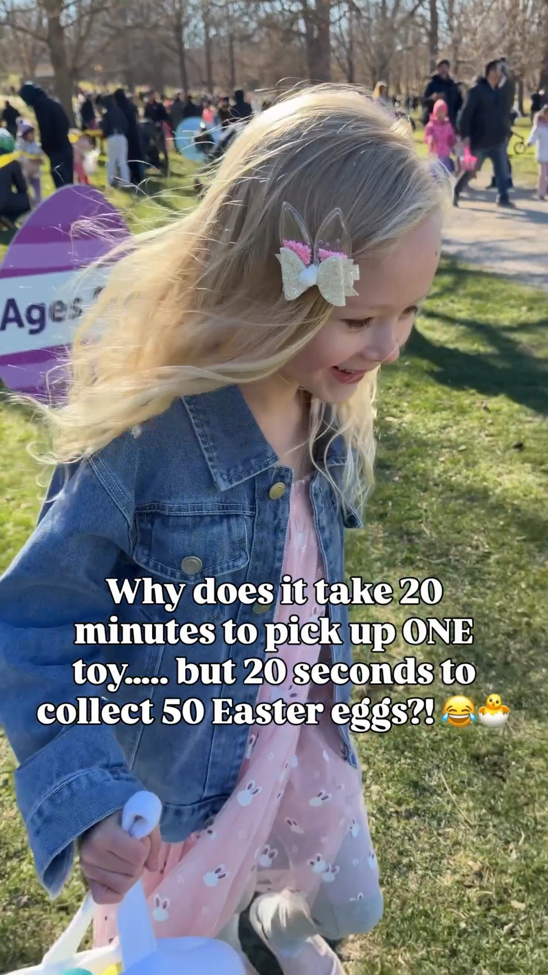 This Easter egg hunt moment had me laughing 😂🐰🥚

Why is it that picking up ONE toy at home takes forever… but somehow 50 Easter eggs are gone in seconds?! 💨

I linked my daughter’s Easter outfit + her basket so you can recreate this whole look—everything is so cute, festive, and perfect for egg hunts and Easter morning ✨💕

#LTKFamily #EasterFinds #EasterIdeas #MomLife #HolidayFun

#LTKmomlife #LTKKids