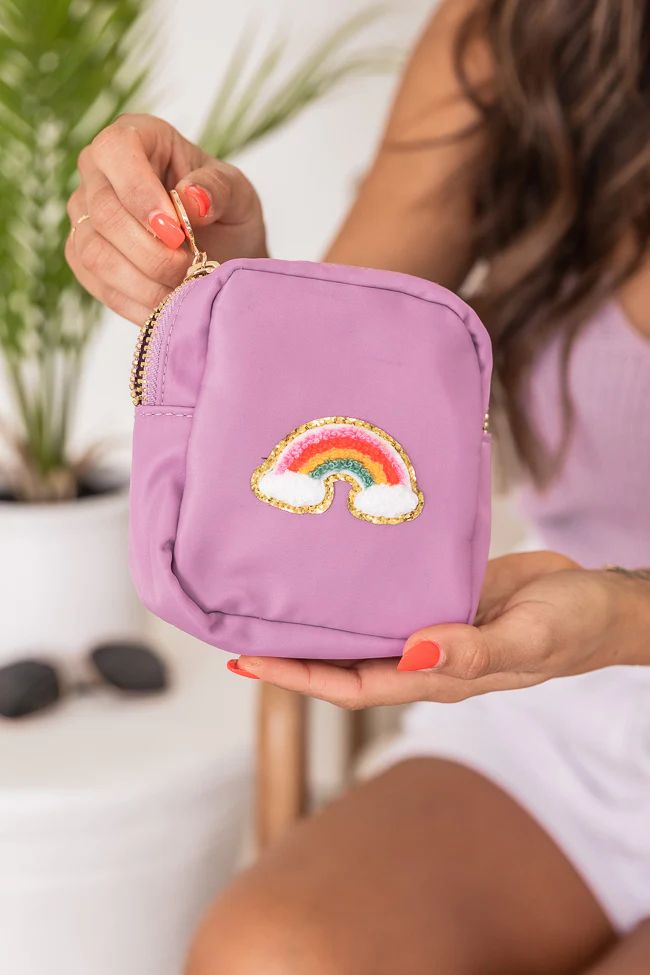 Rainbow/Purple Patch Mini Travel Medicine Bag FINAL SALE | Pink Lily