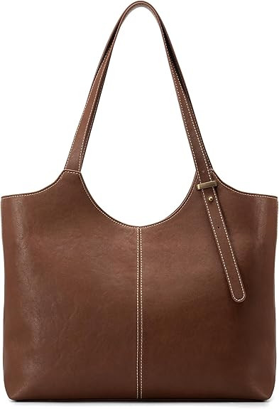 befen Genuine Leather Tote Bags for Women, Real Leather Shoulder Handbags Satchel Purses with Adj... | Amazon (US)