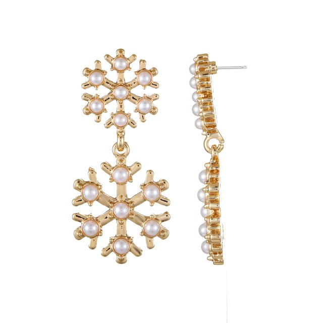 Packed Party Pearl Snowflake Earrings | Walmart (US)
