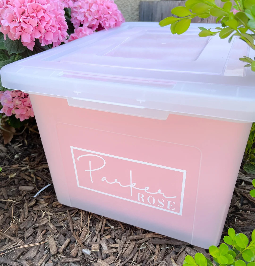 FULLY ASSEMBLED Kids File Box , Milestone Tote , Memory Box , Organization School Box , Baby File... | Etsy (US)