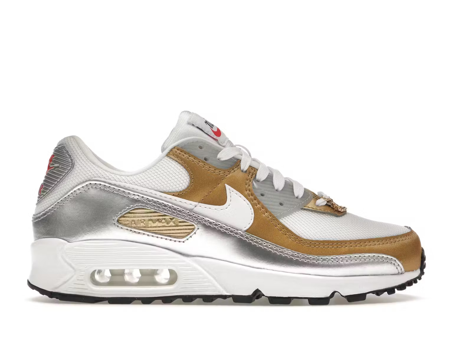 Nike Air Max 90 SEWhite Metallic Gold (Women's) | StockX