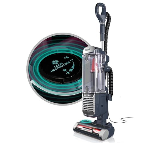 Shark ZU100 Rotator Pet Upright Vacuum with PowerFins HairPro & Odor Neutralizer Technology, Navy (Renewed) | Amazon (US)