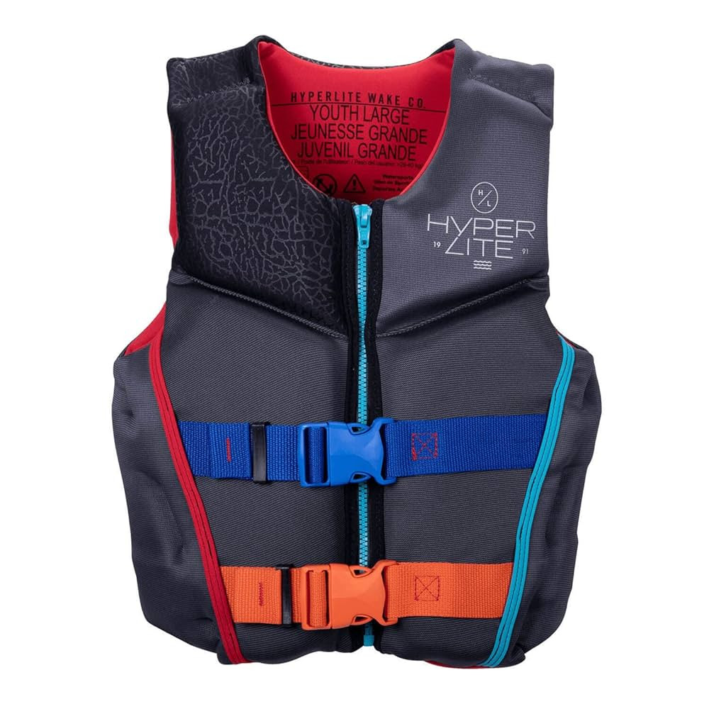 Hyperlite indy CGA Kids Wakeboard Vest Black/Teal Sz L | Amazon (US)