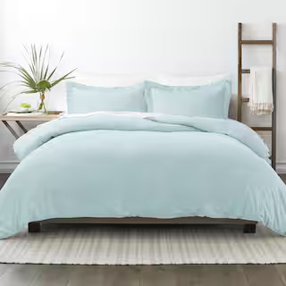 Performance Aqua King 3-Piece Duvet Cover Set | The Home Depot