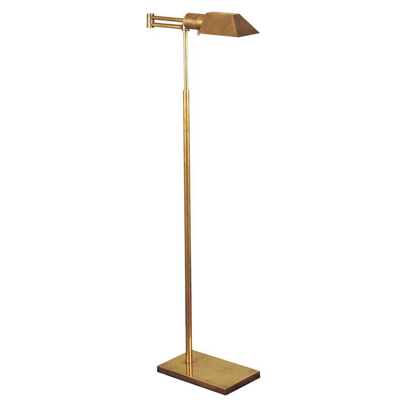 OKL Buyer Floor Lamp, Antique Brass | One Kings Lane