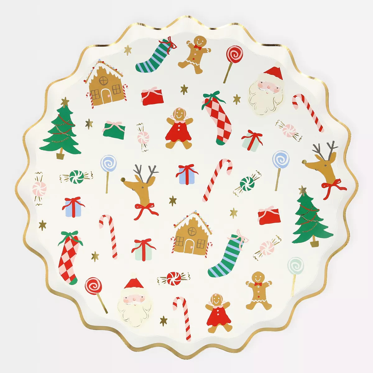 Meri Meri Jolly Christmas Dinner Plates (Pack of 8) | Target