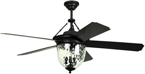 Litex E-KM52ABZ5CMR Knightsbridge Collection - 52" Ceiling Fan, Aged Bronze Finish with Special A... | Amazon (US)