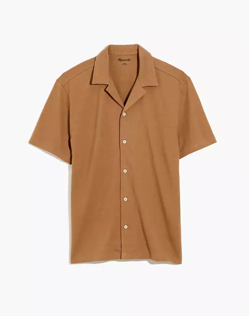 Knit Easy Short-Sleeve Camp Shirt | Madewell