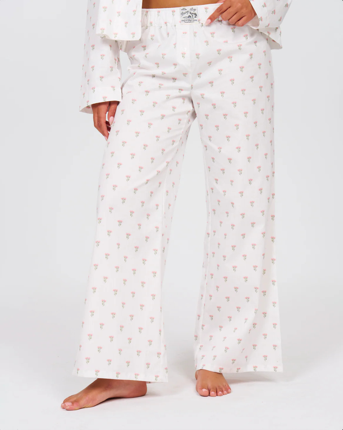 Elizabeth Sleep Pants - Rose | Dairy Boy
