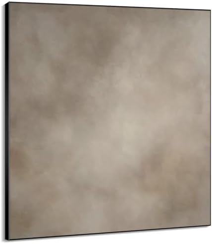 46"x46" XL Framed Wall Art - Abstract Beige and Taupe Marble Effect (Frame Assembly Required) | Amazon (US)