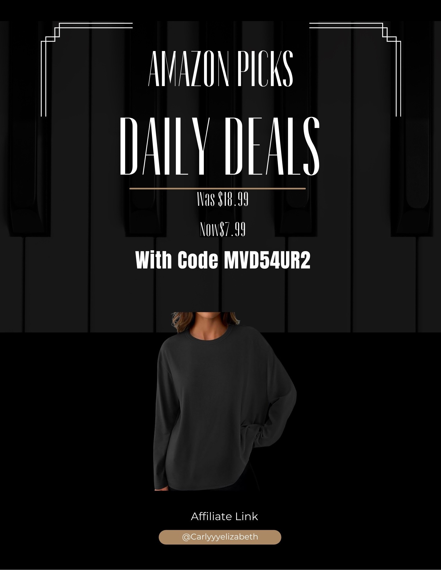 Daily deal oversized top


#LTKFindsUnder50 #LTKSaleAlert #LTKHoliday