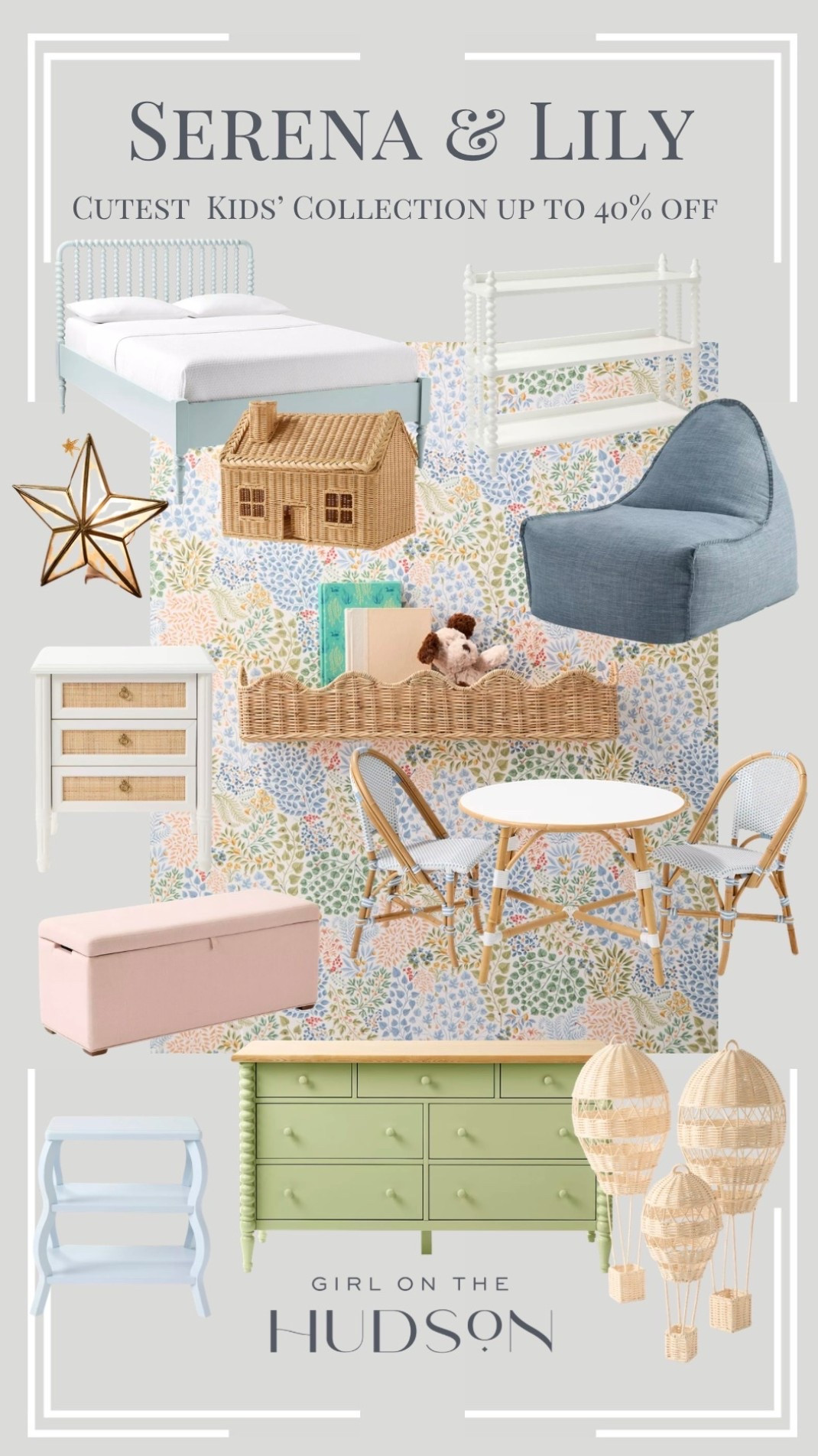 Serena & Lily’s kids’ collection is so adorable and on sale up to 40% off right now! 

Bedroom furniture, playroom furniture, rugs, lighting, loungers and more 🩶

#LTKKids #LTKSaleAlert #LTKHome