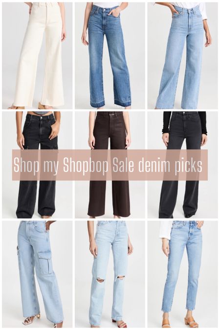 My Shopbop sale denim picks! Love these all so much  

#LTKsalealert
