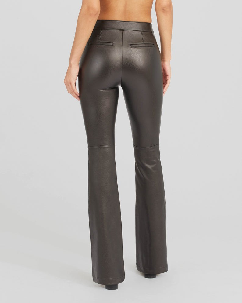 Leather-Like Flare Pant | Spanx